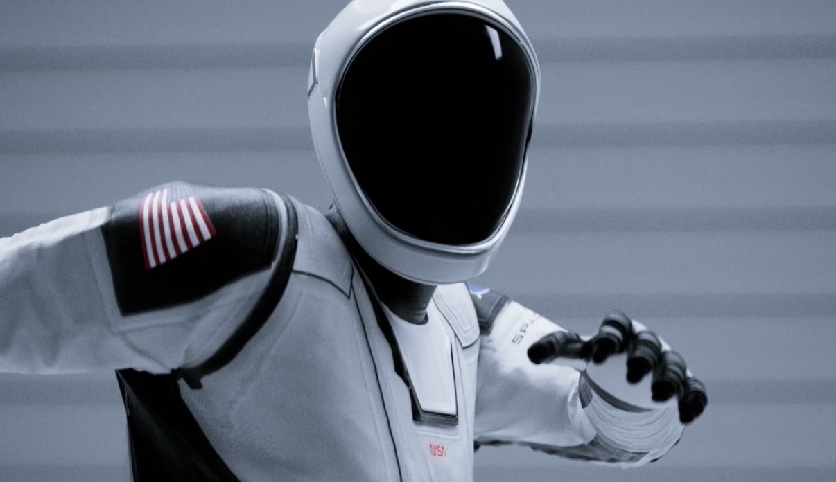 Space x blooper video dancing