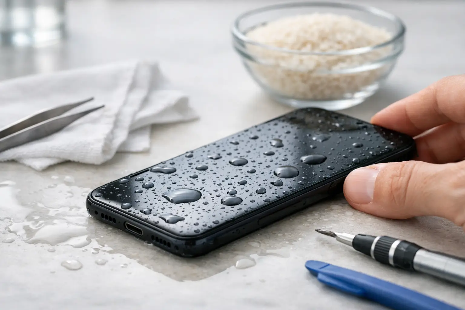 How to Fix a Water Damaged Phone Safely