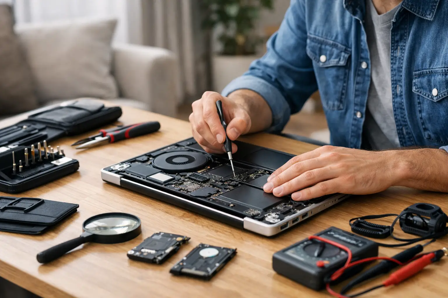 How to Repair Laptop in Home Safely