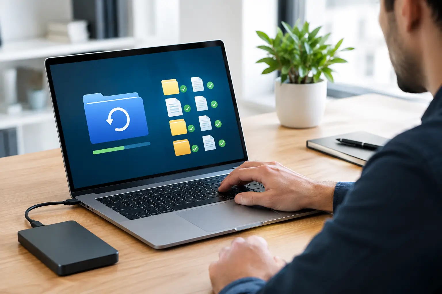 Restoring Business Files After a Crash Safely