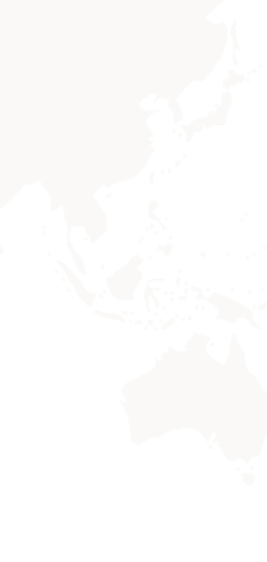 Map showing Southeast Asia, parts of East Asia, and Australia in beige on a black background.