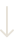 White arrow pointing down on a black background.