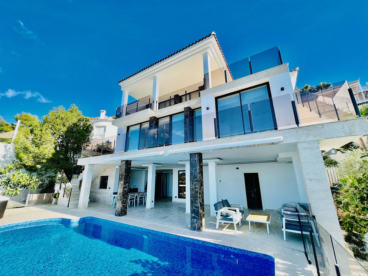 Modern sea view villa in Altea, Costa Blanca Spain