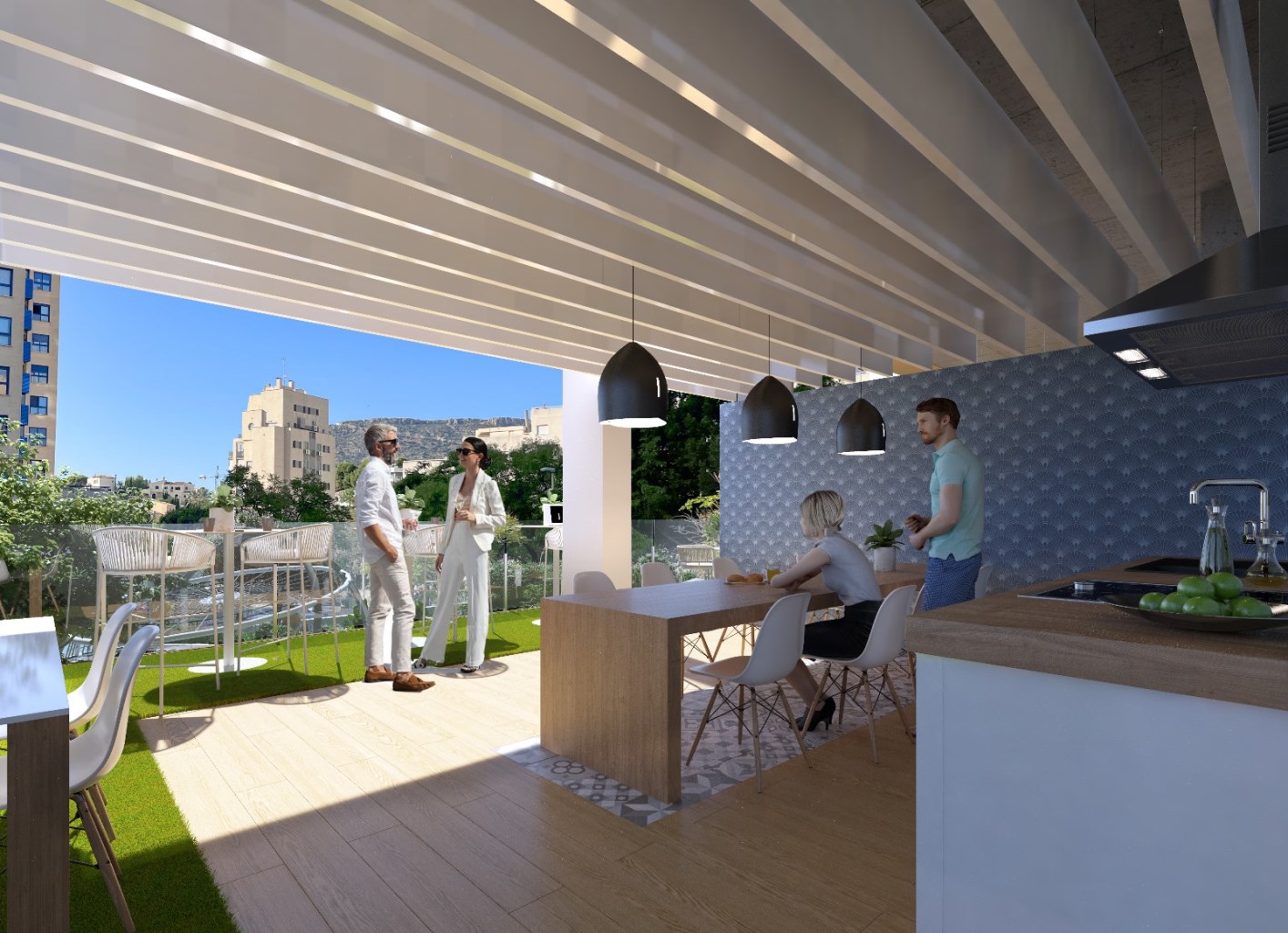 Pool area