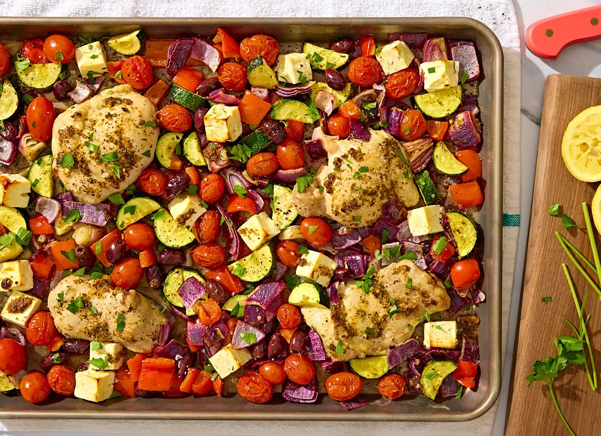 Sheet Pan Greek Chicken