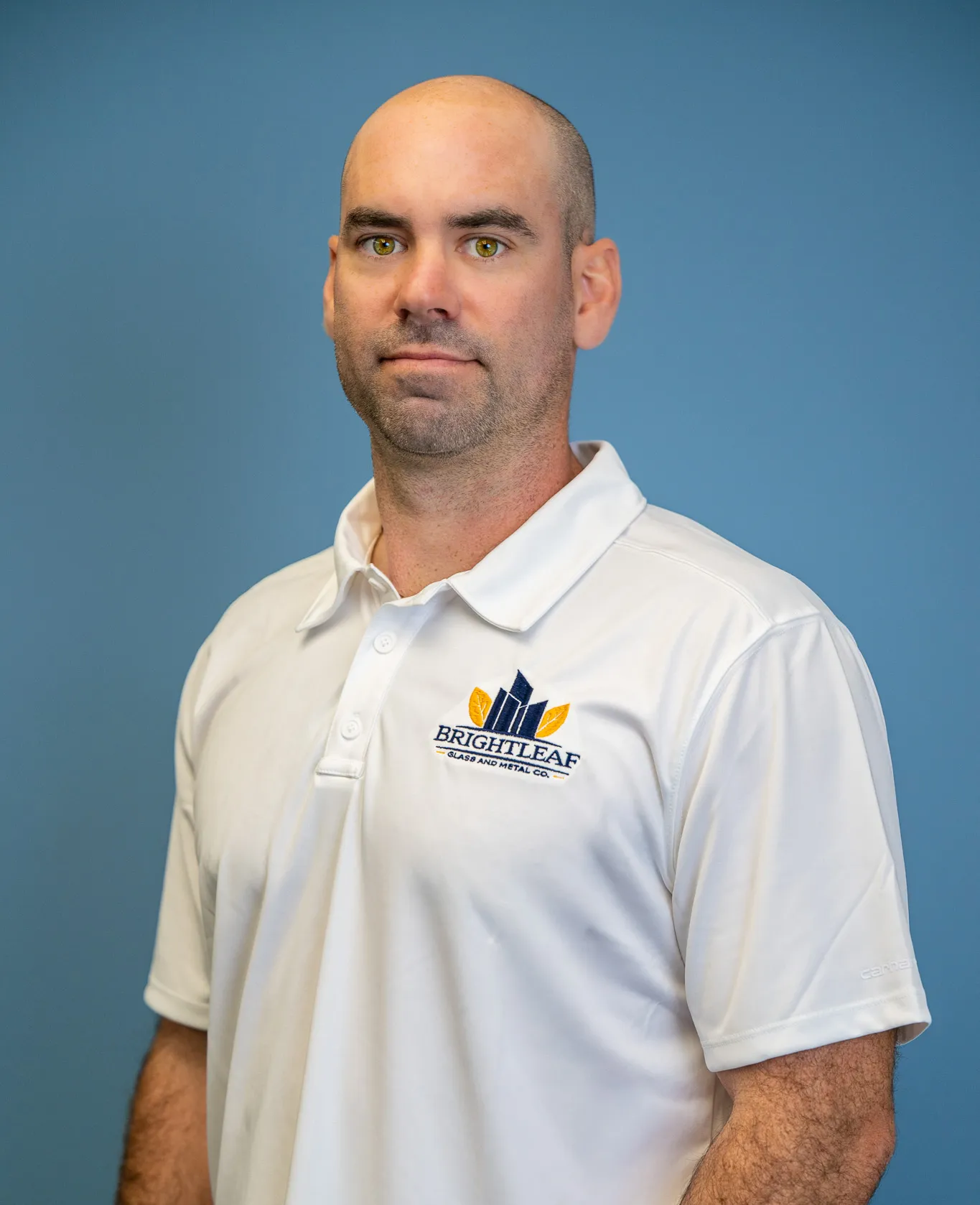 A headshot of Jackson Booker, the vice president of Brightleaf Glass and Metal Co.
