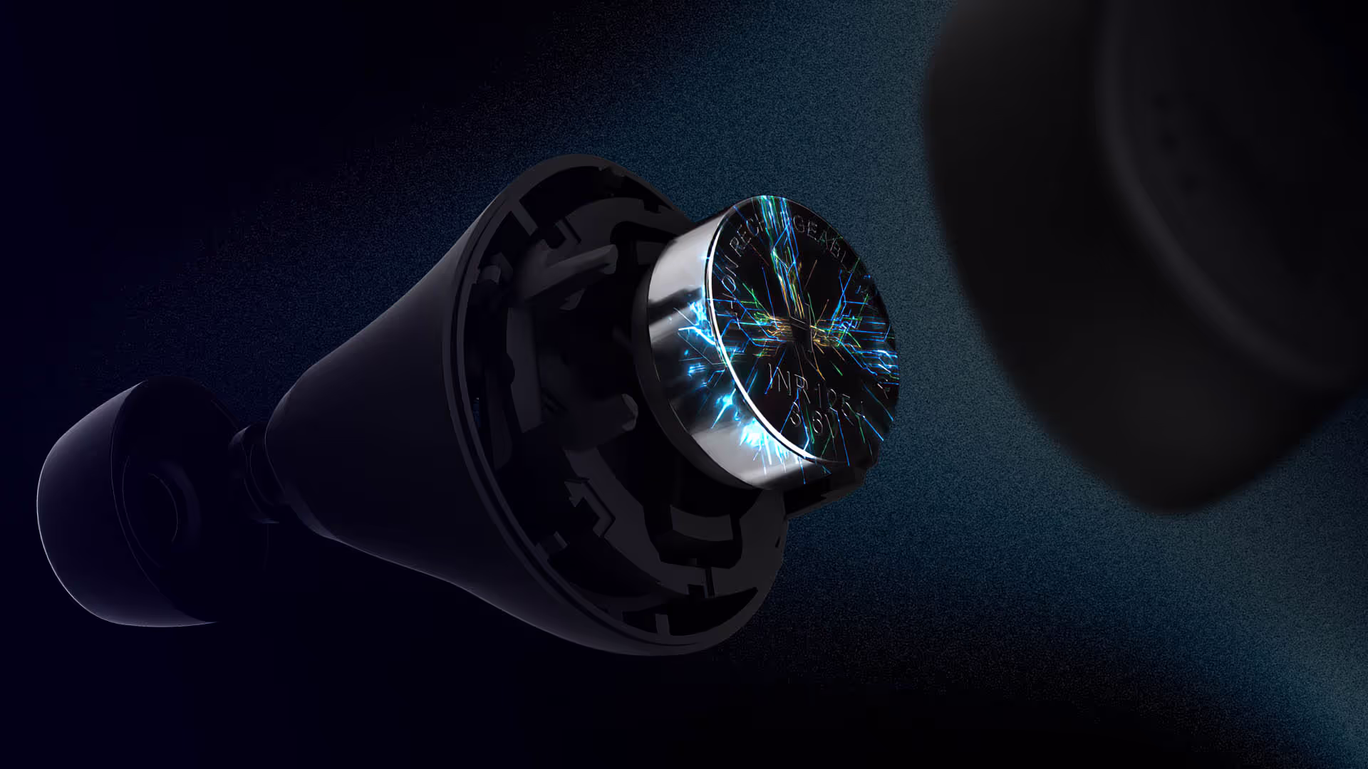 Exploded view of earbud battery