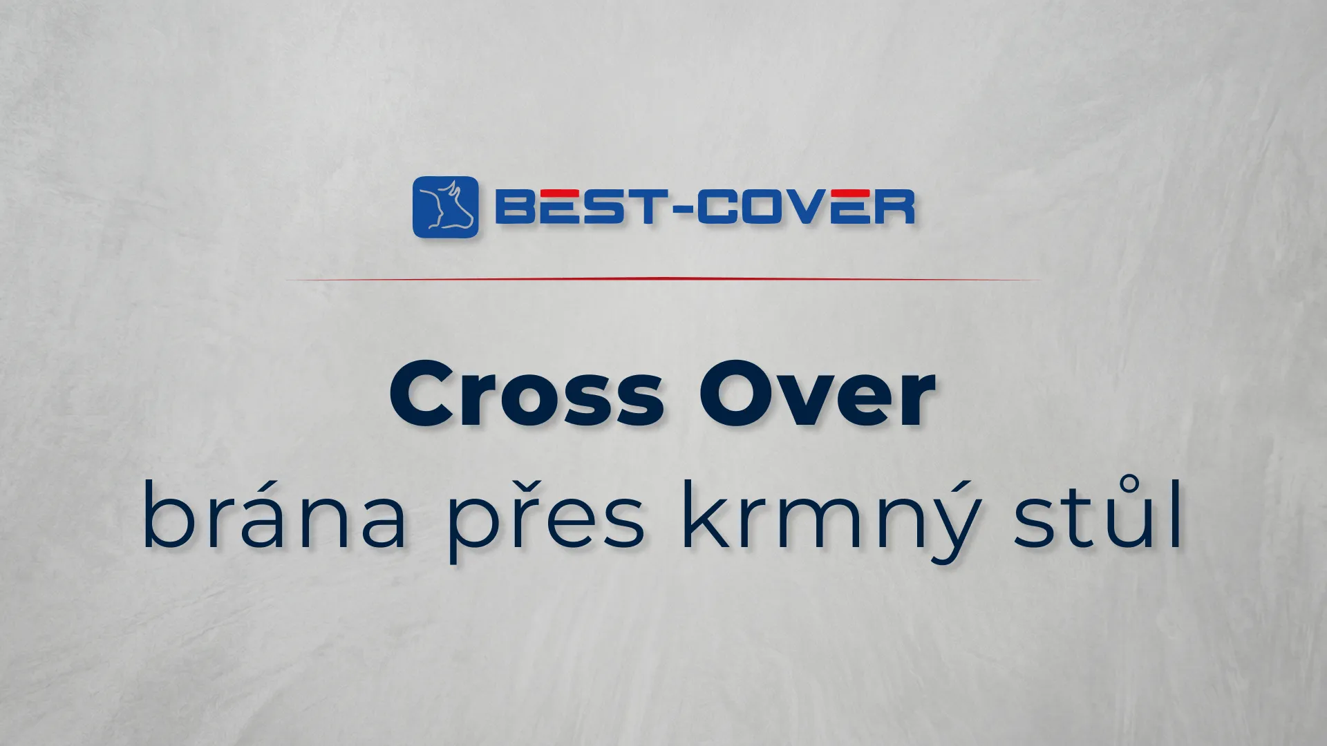 Titulní karta videa Best-Cover – Cross Over – brána přes krmný stůl