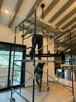 Structural reconstruction after fire damage - Save The Day Restoration project Los Angeles
