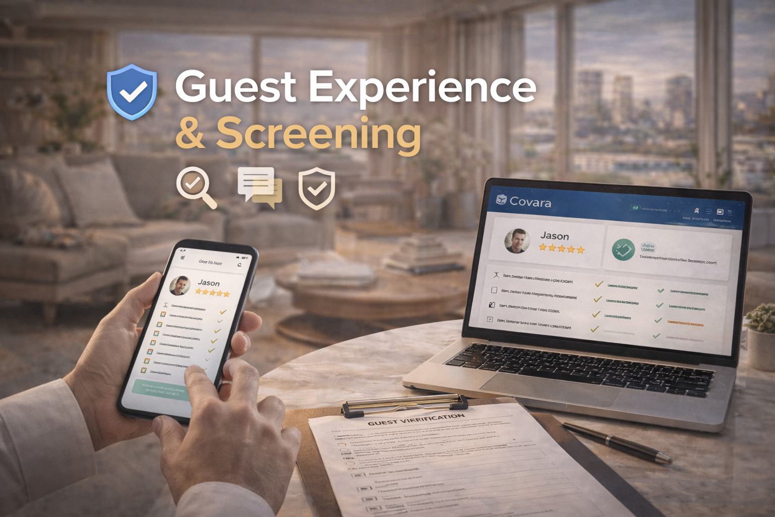 Guest Experience & Screening: How Covara Protects Your Home