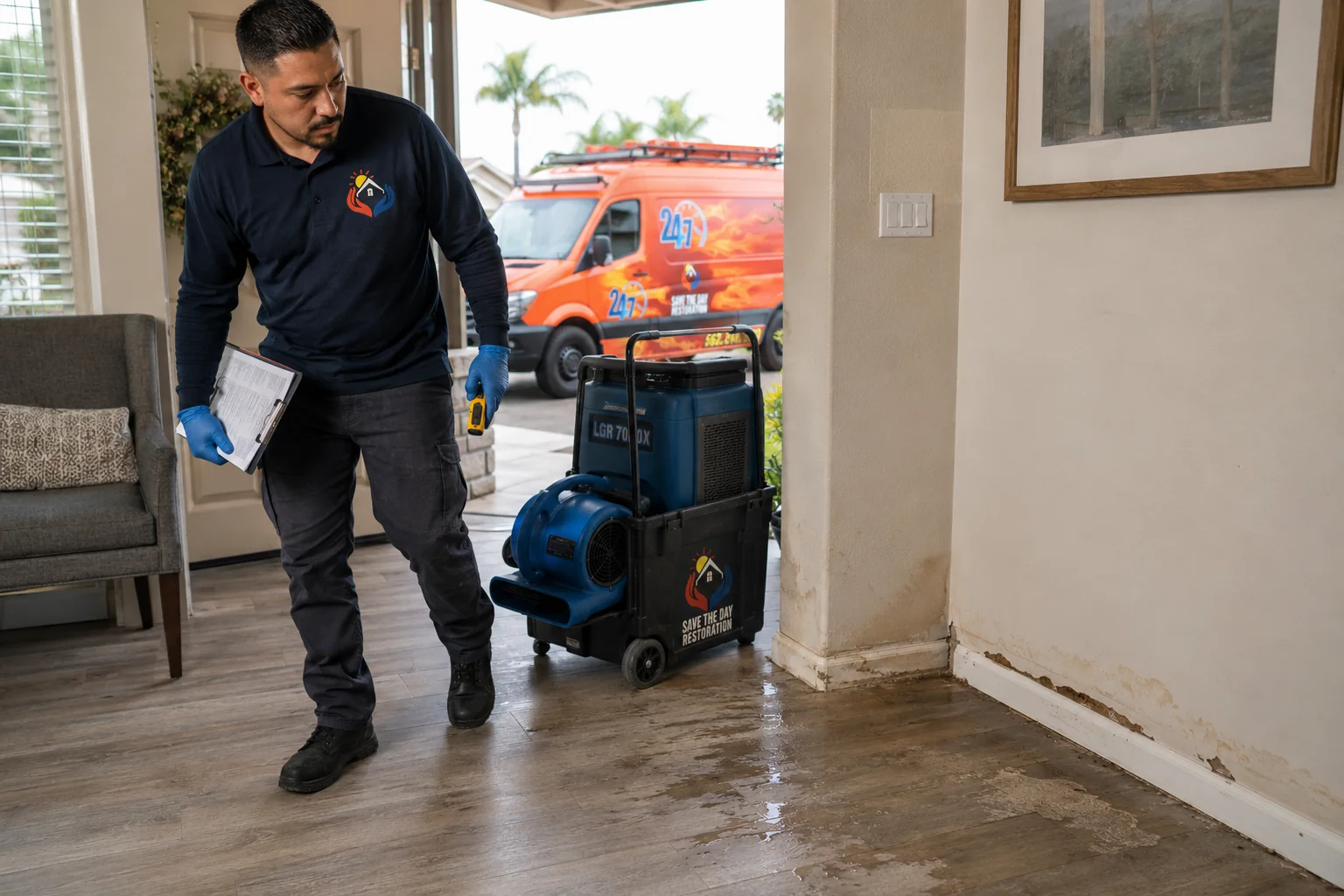 The Complete Water Damage Restoration Process: What To Expect When Professionals Arrive - Save The Day Restoration blog