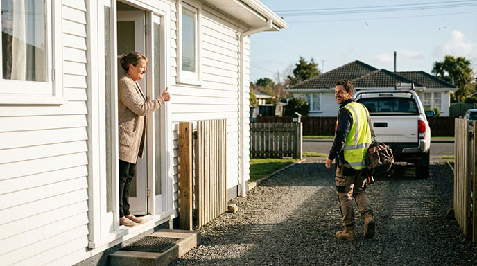 Google review request template for NZ tradies — Jelly Digital