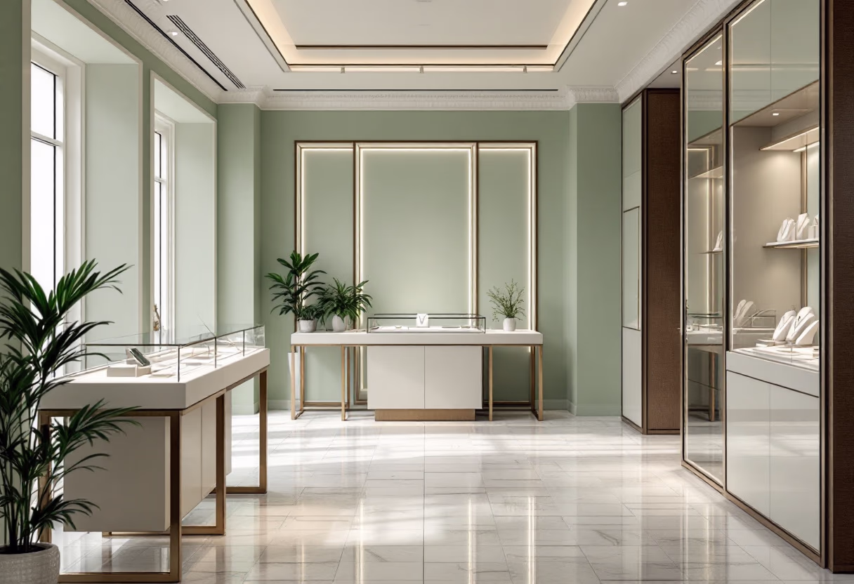 image of store interior (for a jewelry store)