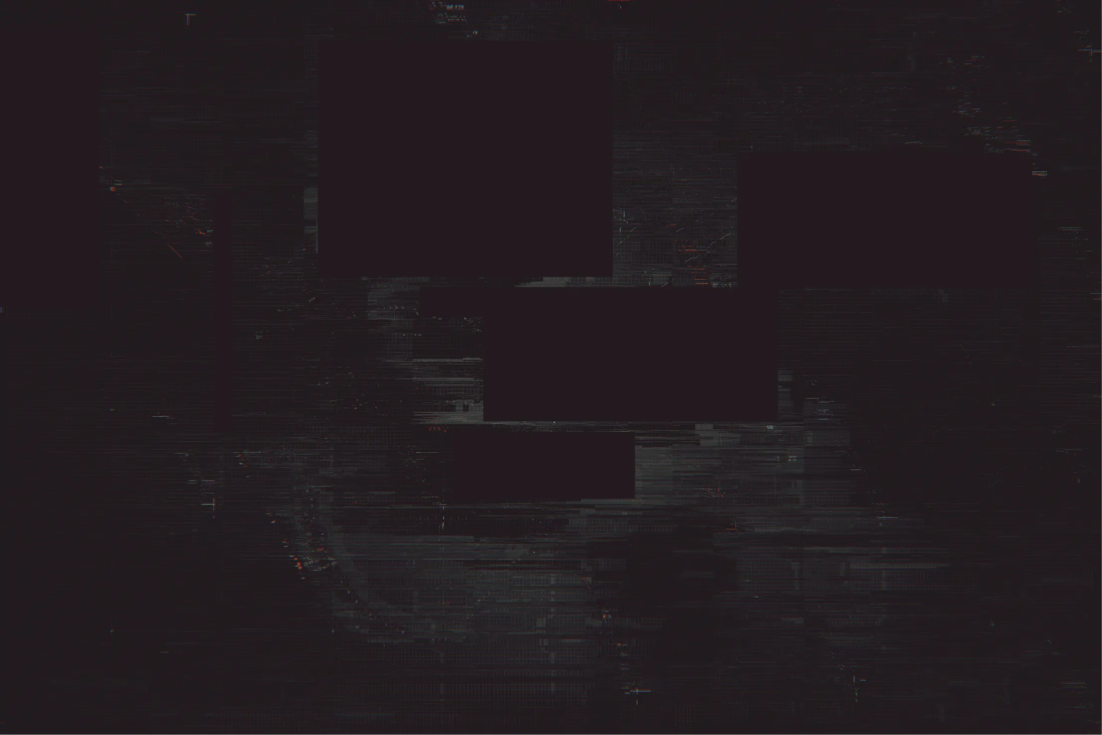 a black rectangular object with a square pattern