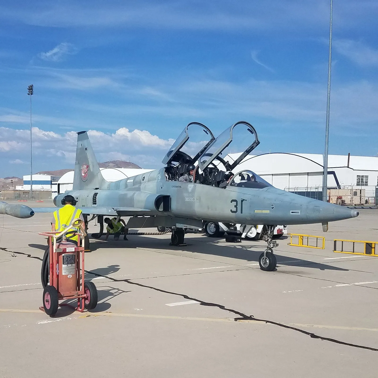 F5 on tarmac