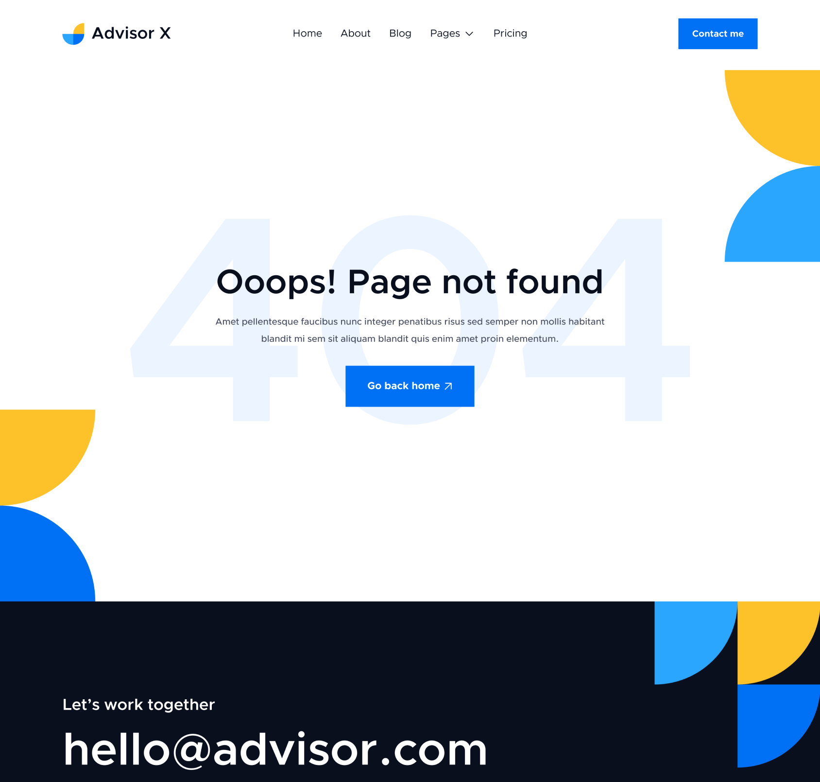Advisor X - Coming Soon Hero Page - Business Consultant Webflow Template