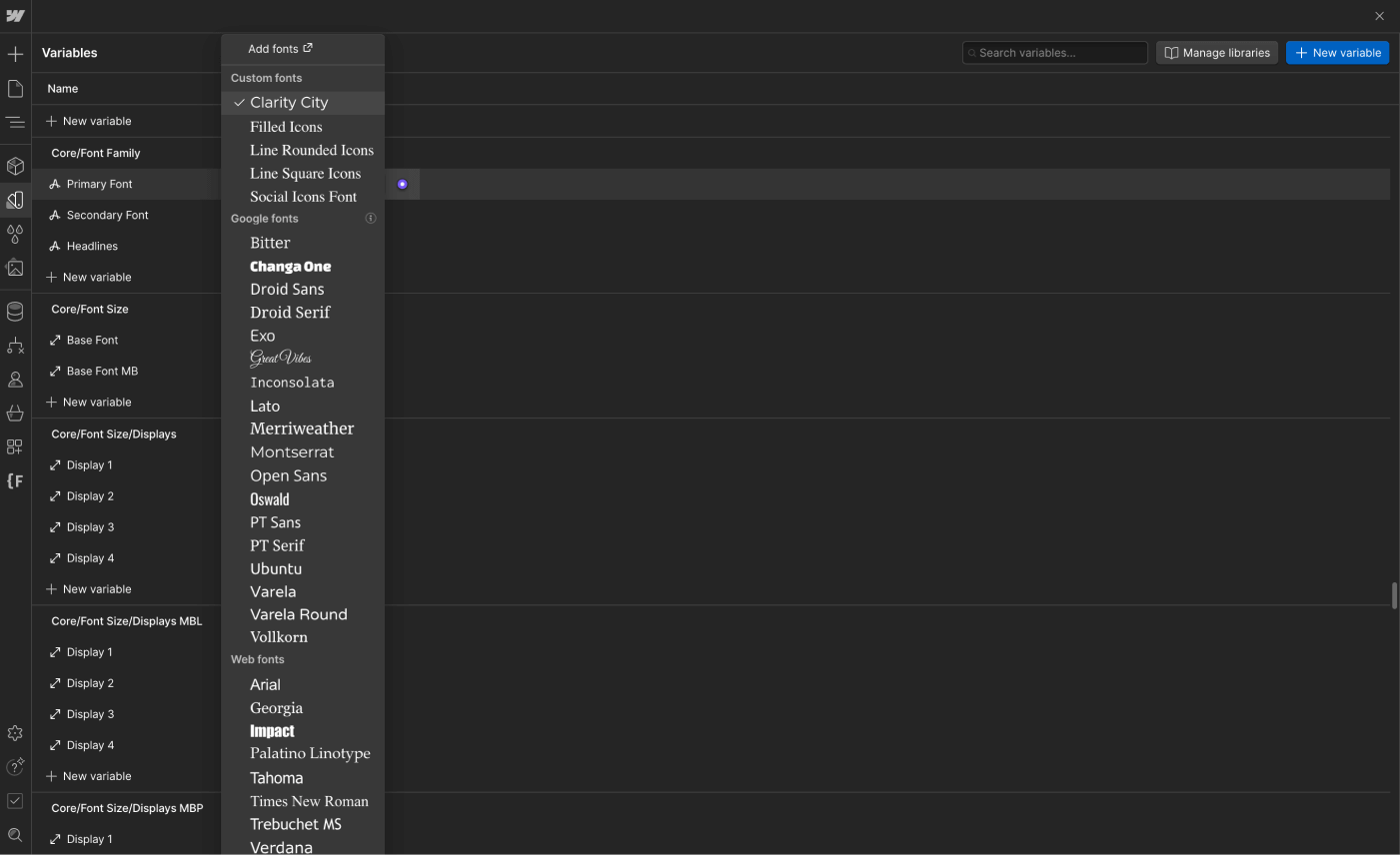 Typography - Advisor X Webflow Template