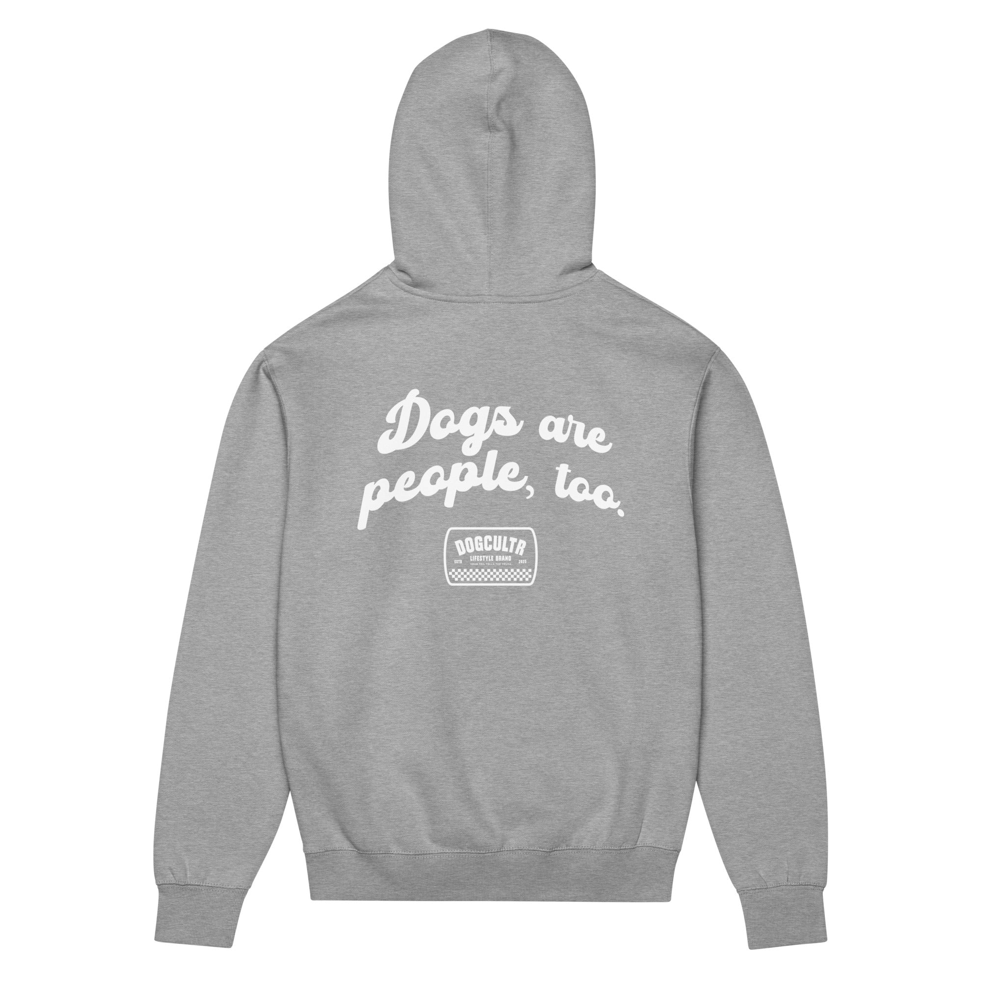 Dogs are people, too - Unisex box hoodie