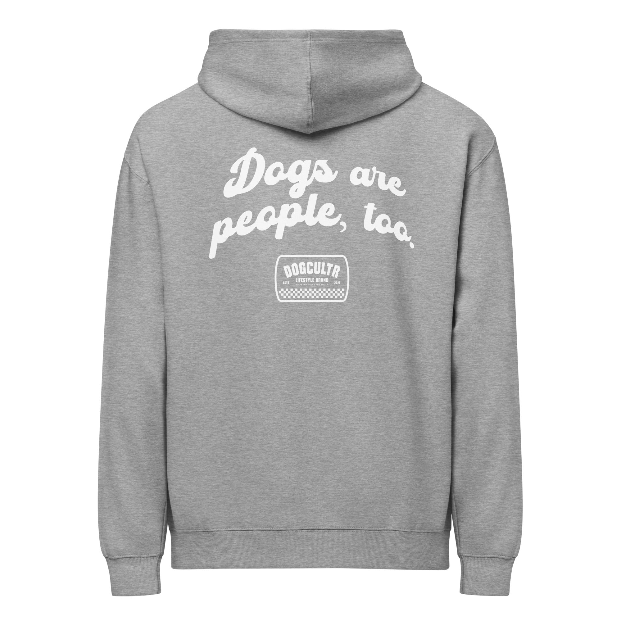 Dogs are people, too - Unisex box hoodie