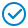 Blue square icon with a white checkmark inside a circular arrow.