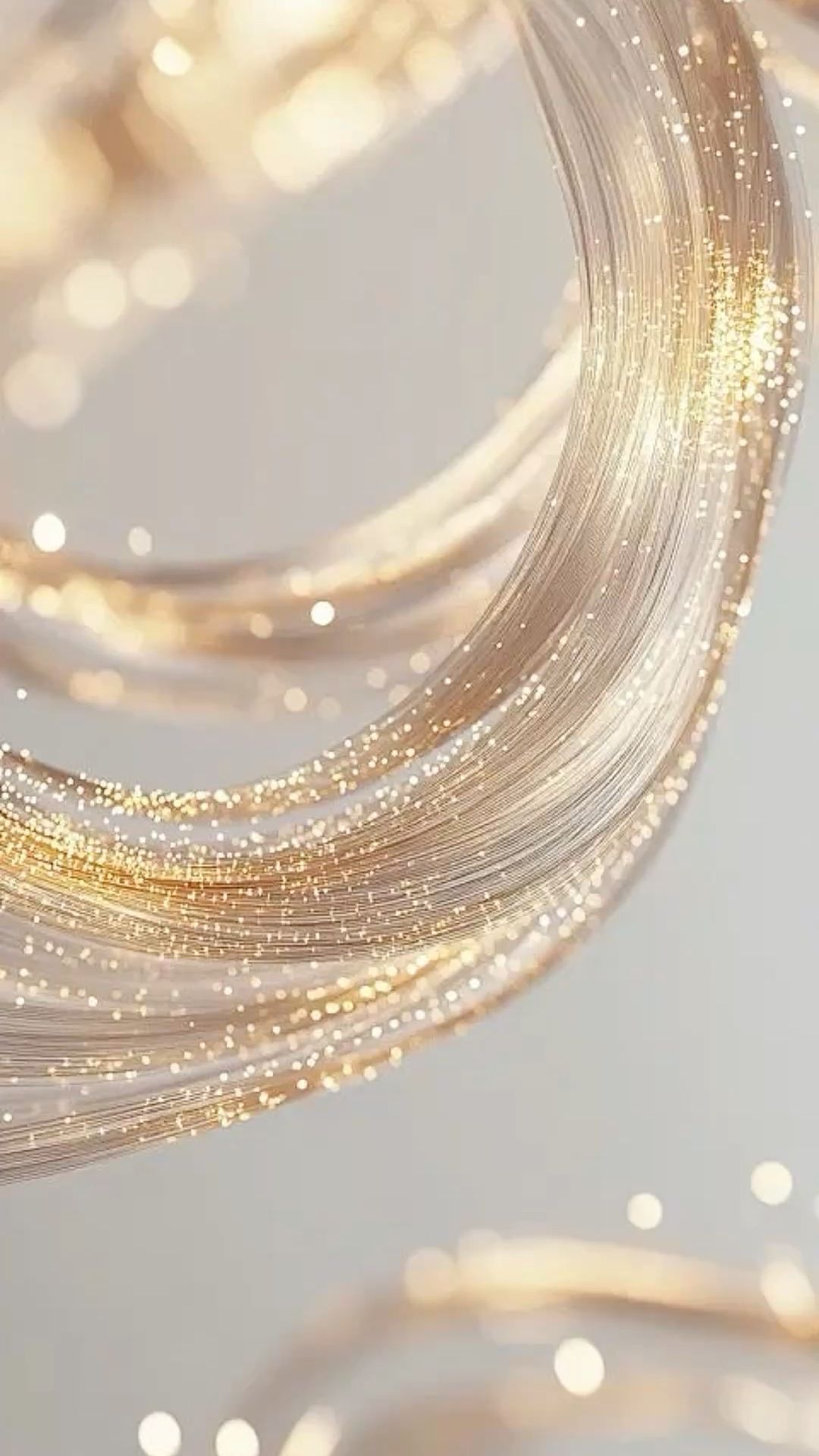 Golden light texture with flowing fabric effect