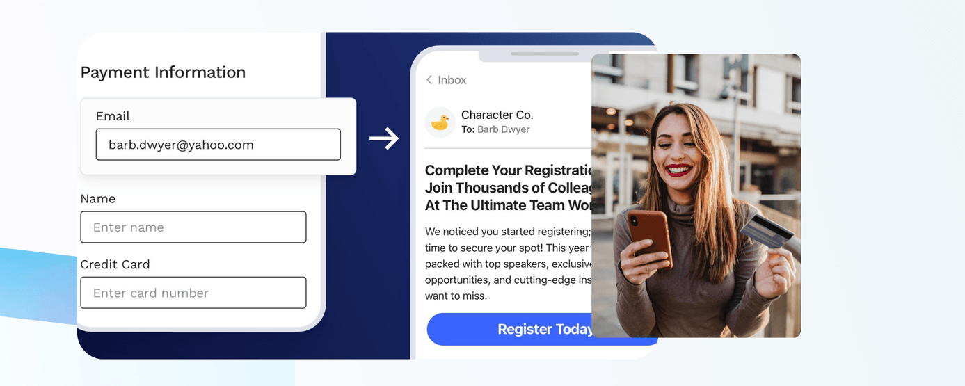 Prevent Abandoned Registrations with Winback Emails!