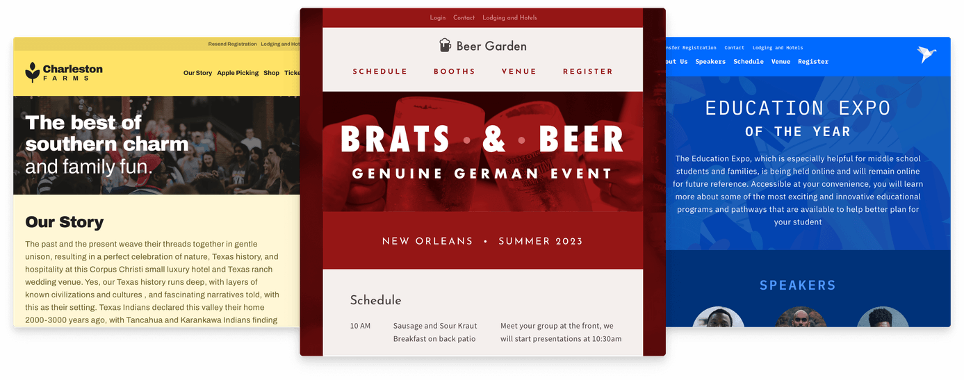 New Navigation Bar For Your Registration Pages