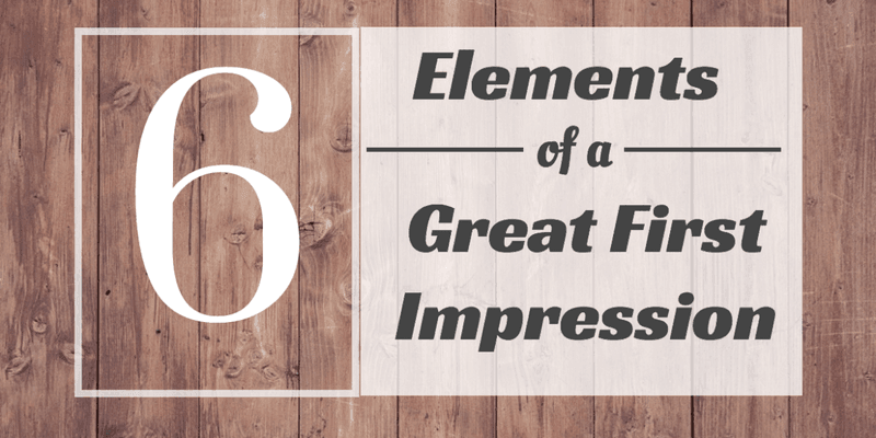 6 Elements of a Great Event First Impression