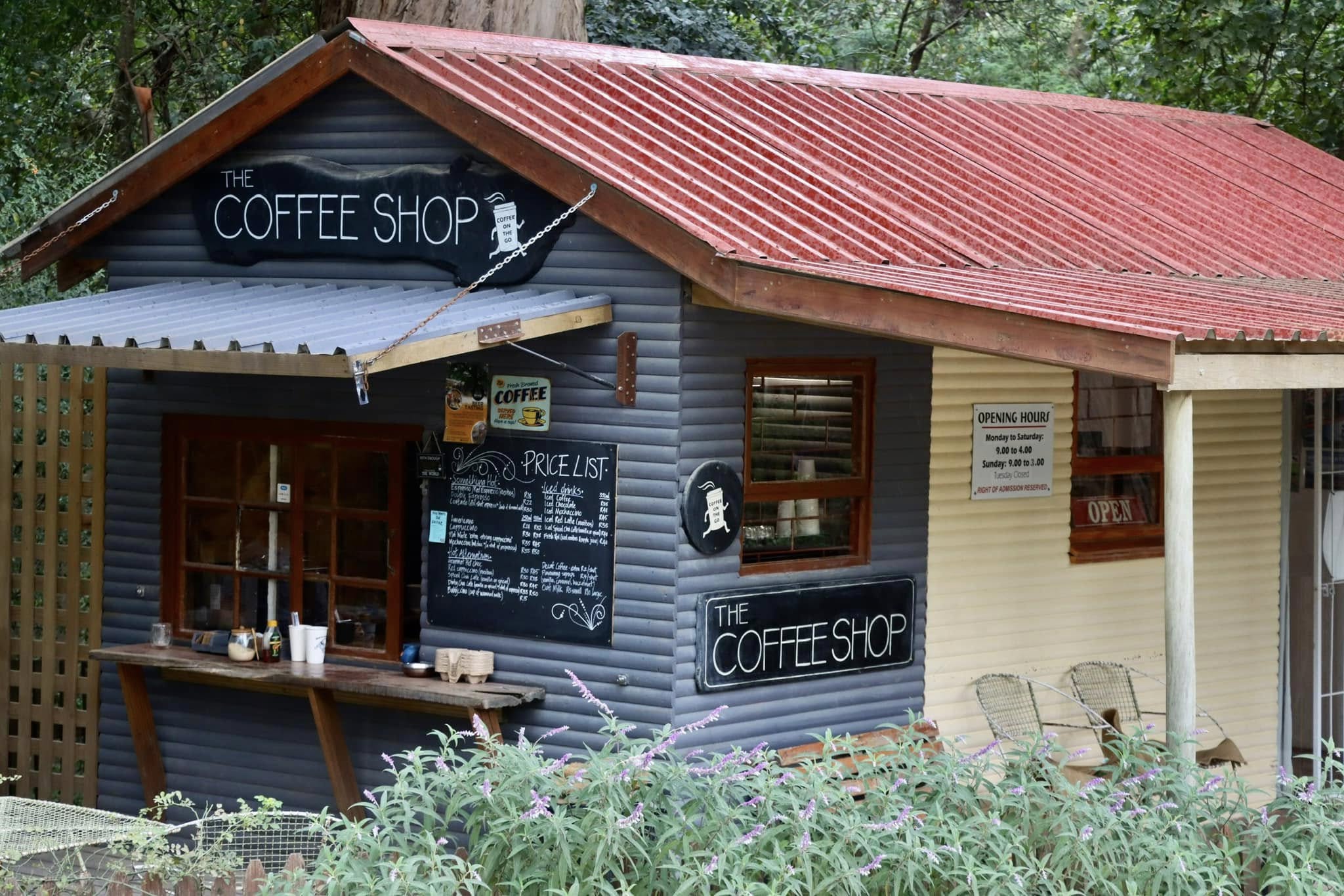 The Coffee Shop and chocolate shop, Hogsback main street