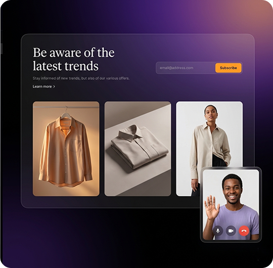 Immersive placements on your website