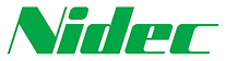 Nidec company logo in green stylized text.