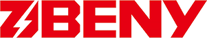 BENY brand logo with stylized red letters and a lightning bolt integrated in the B.