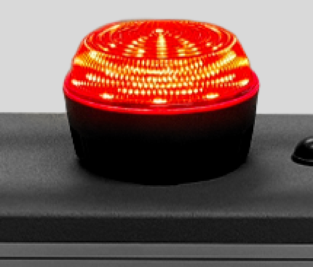 High-intensity LED strobe alarm indicator on RPC-1000