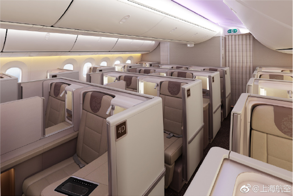 China Eastern subsidiary Shanghai Airlines unveils Vantage First + Vantage XL seats on the Boeing 787