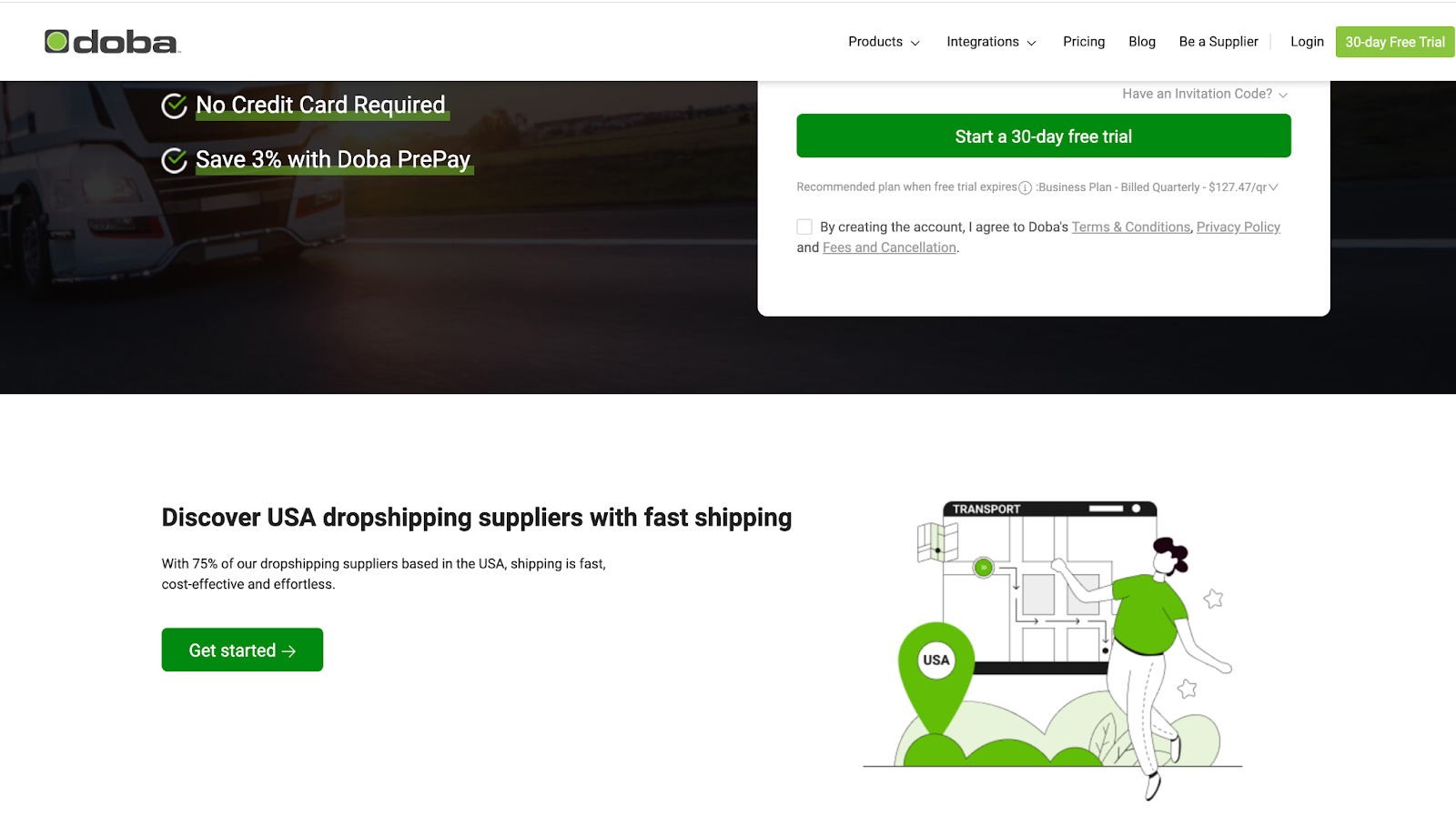 doba-home-page