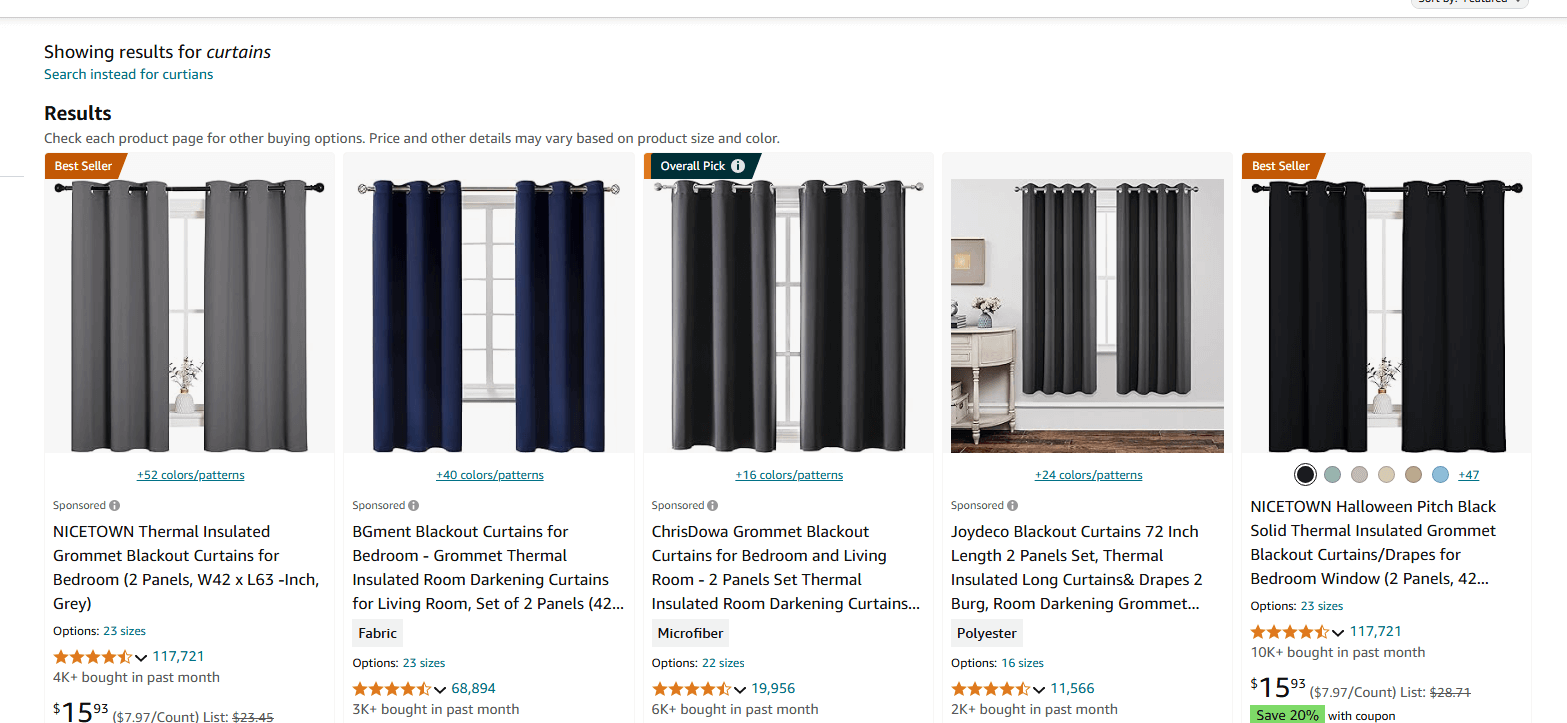 Curtain product example carried forward from the live article