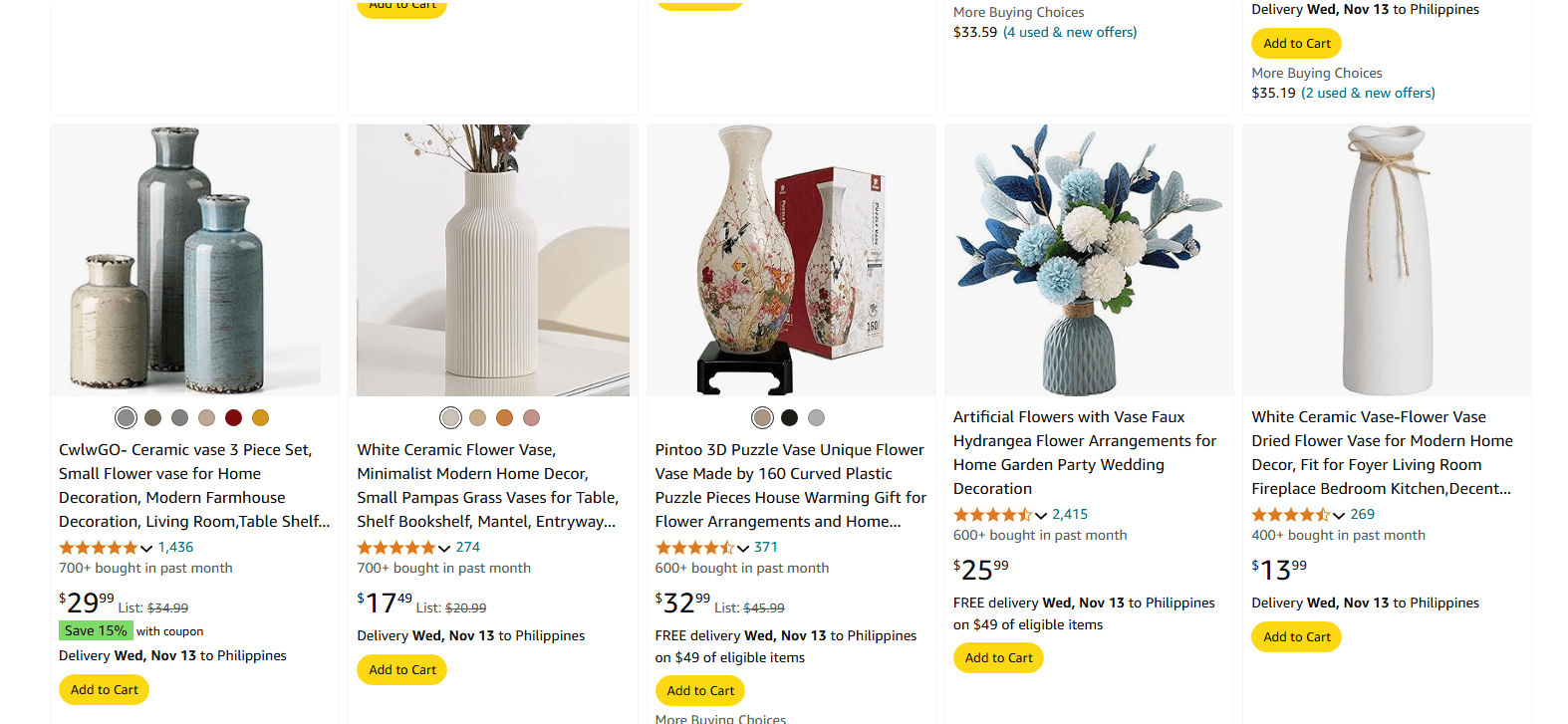 Ceramic and pottery product example carried forward from the live article
