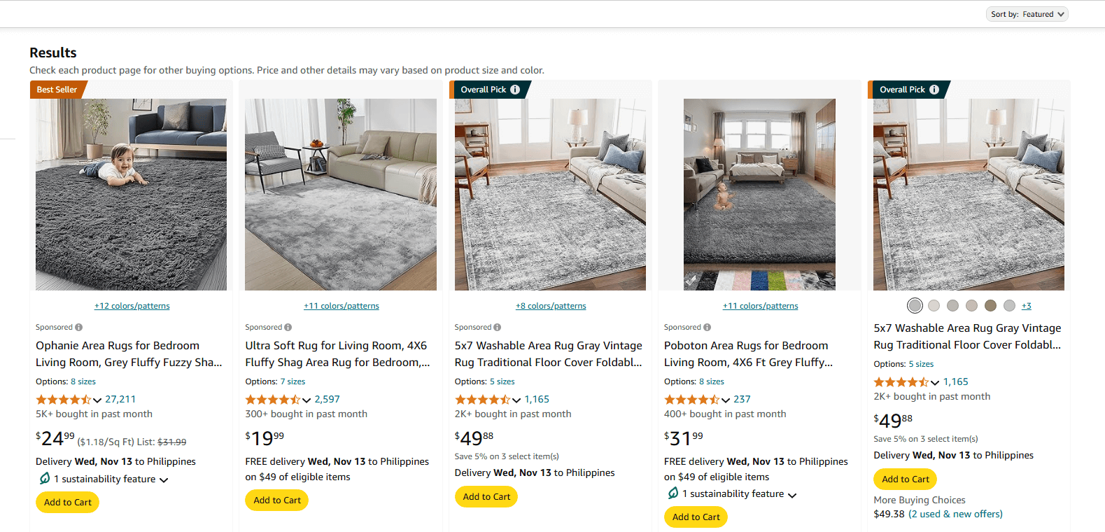 Rug product example carried forward from the live article