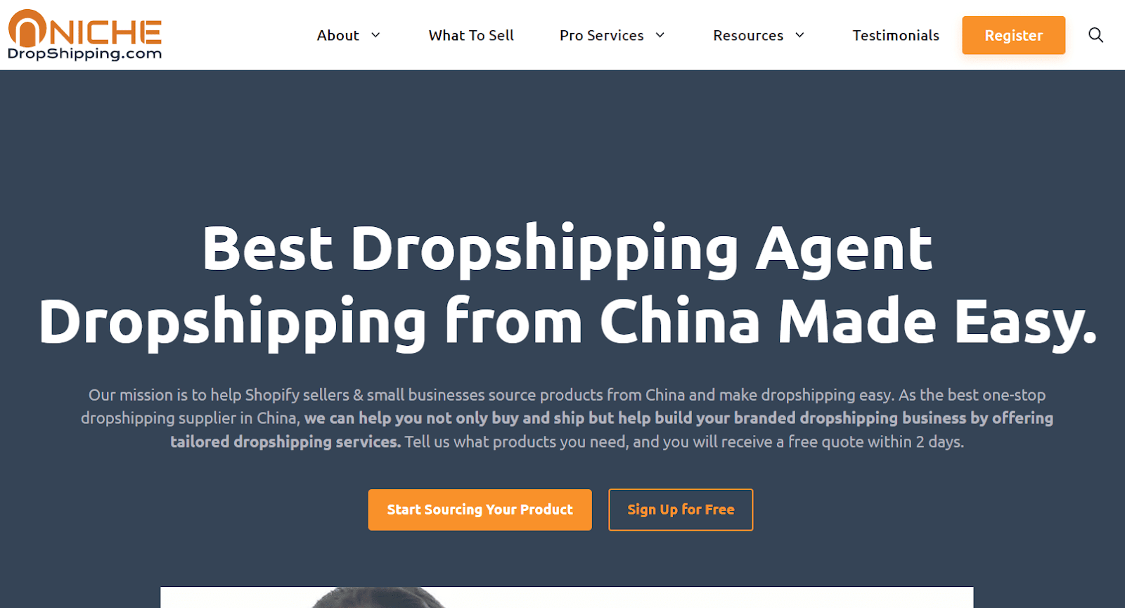 NicheDropshipping sourcing service
