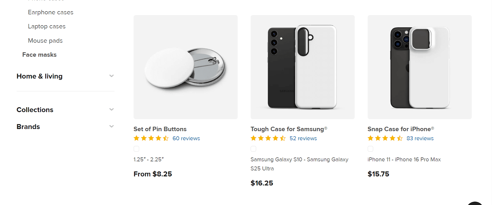 Custom electronics accessories illustrating the product category
