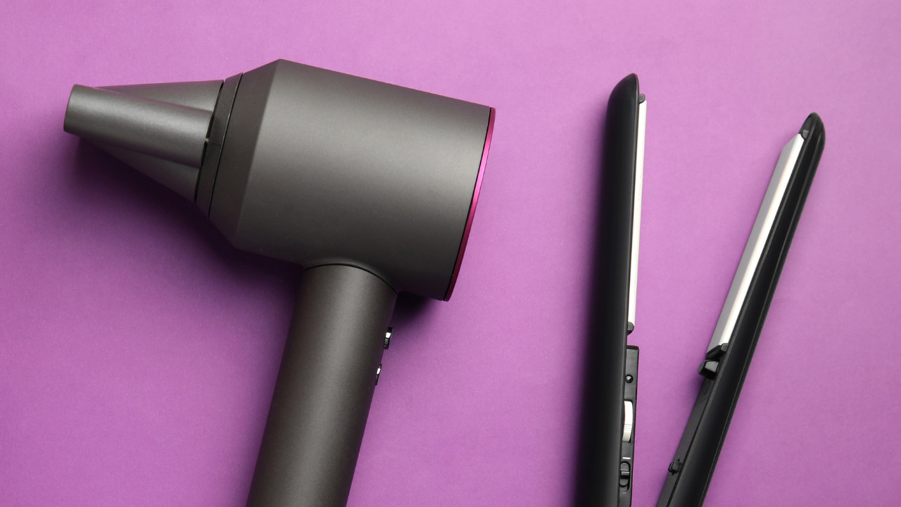 Corded and heated hair styling tools