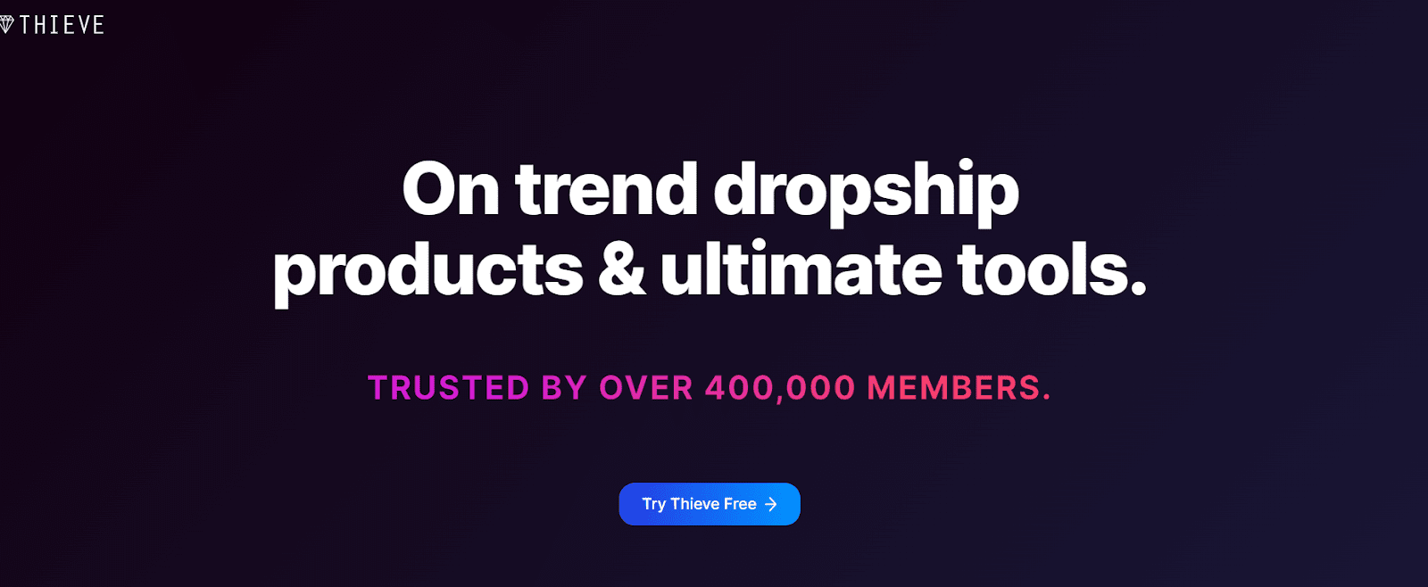 Thieve.co product discovery feed with direct-from-factory items