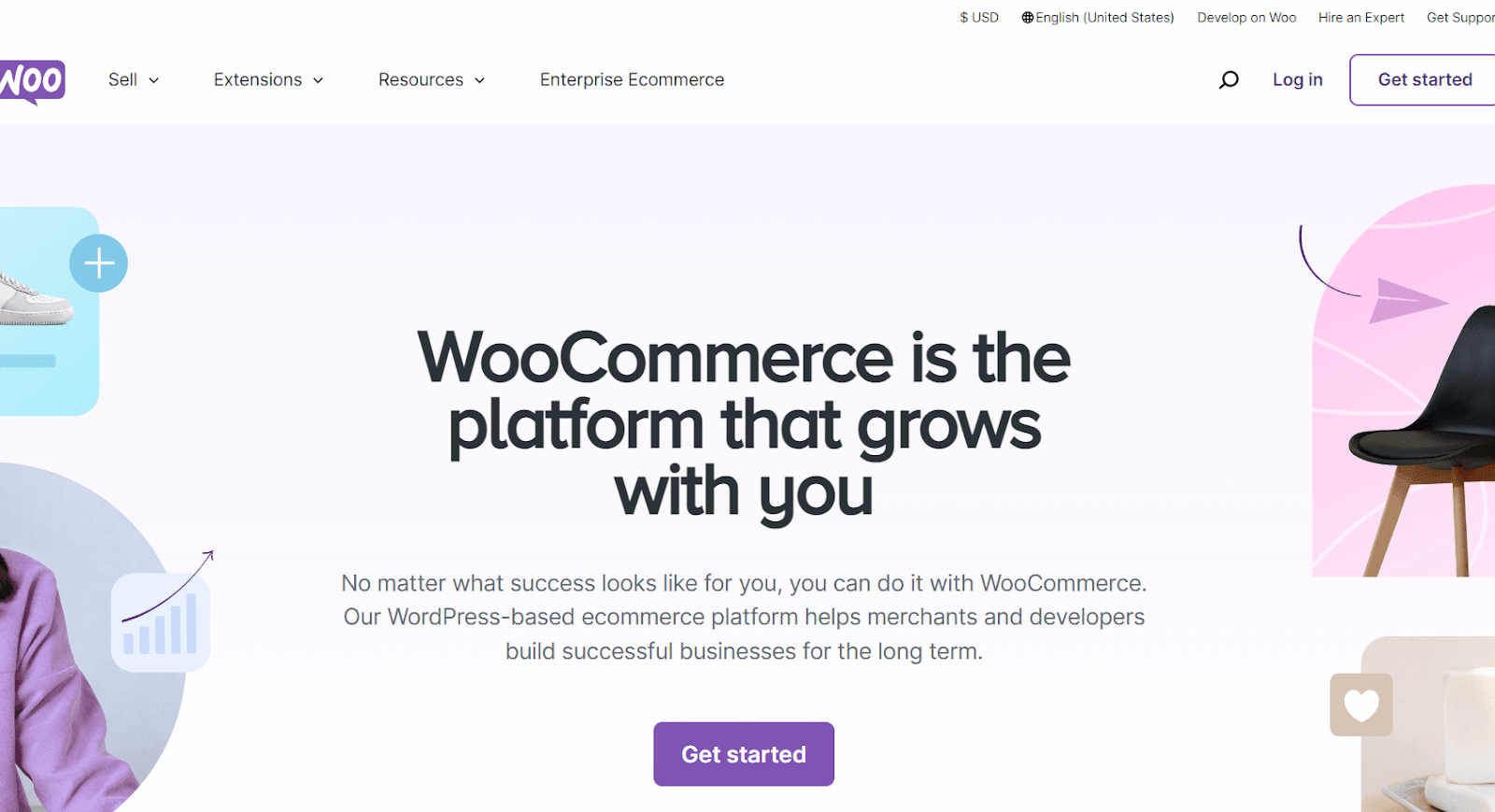 WooCommerce interface for managing products in a WordPress store