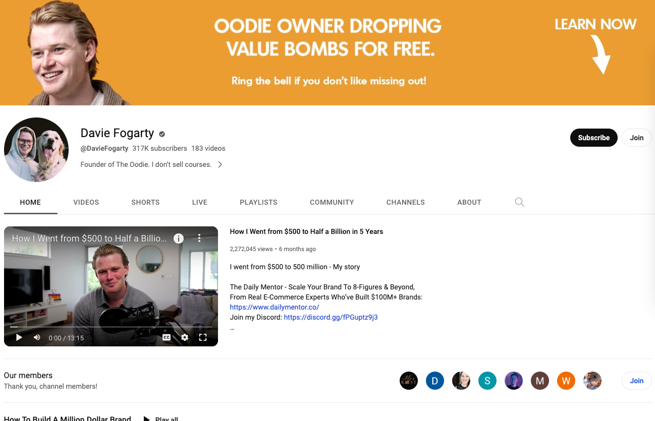 Davie Fogarty discussing ecommerce growth