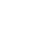 Minimalist white laptop icon on black background.