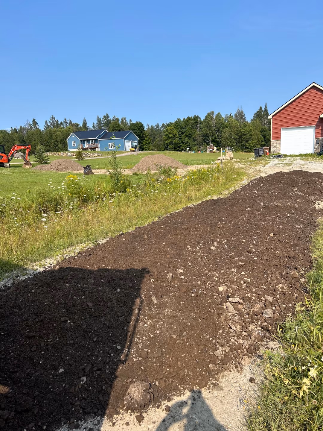 Travaux excavation