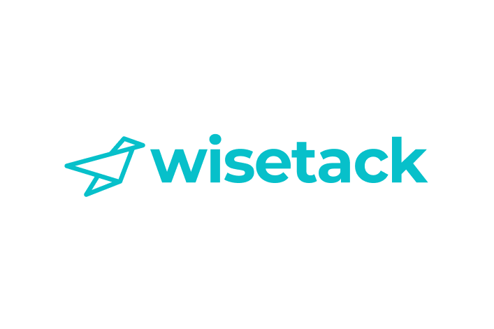 Wisetack company logo with a stylized origami bird to the left of the text.