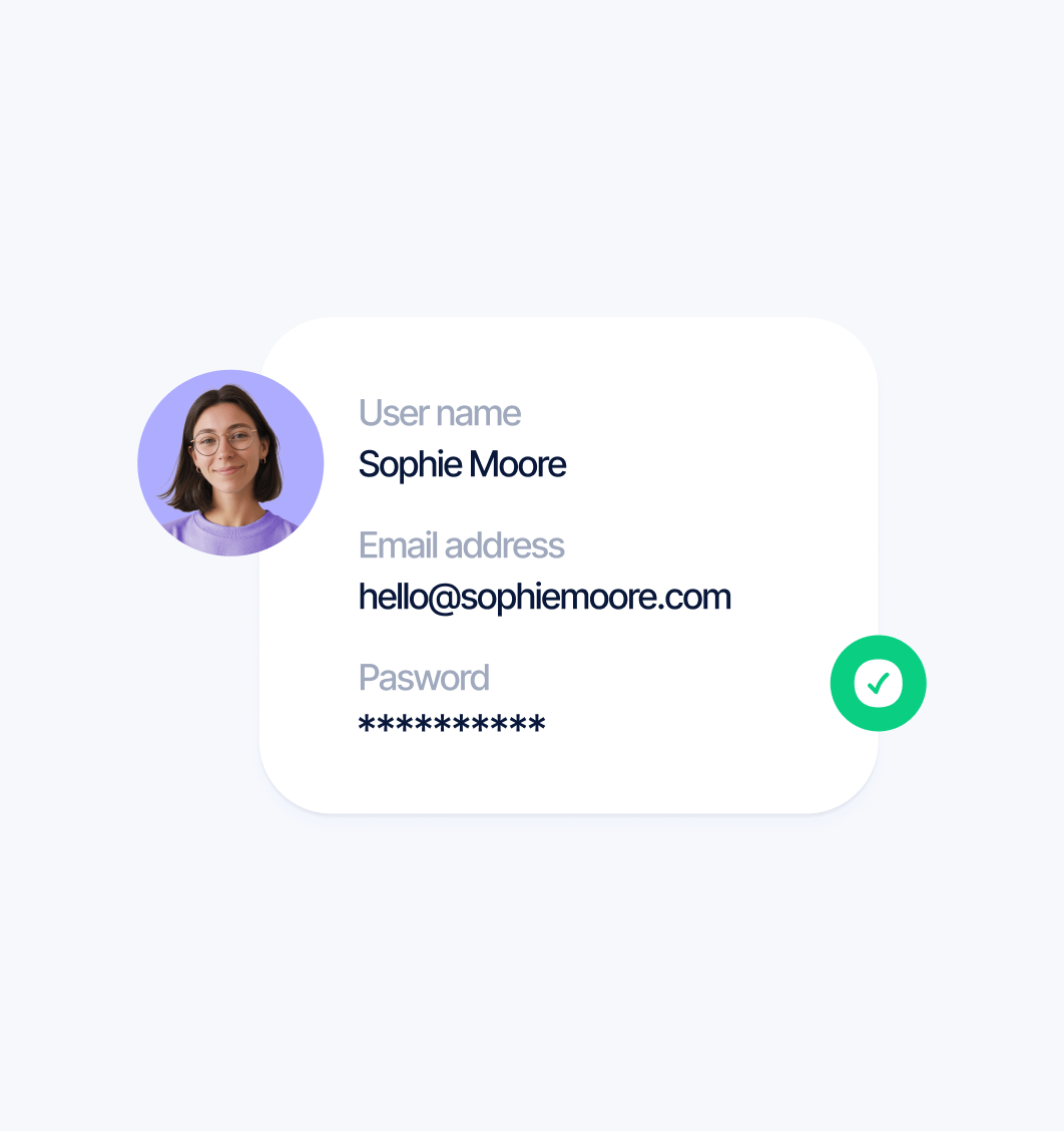 Create Your Account - Helper - Webflow Template | BRIX Templates