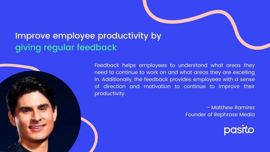 improve employee productivity