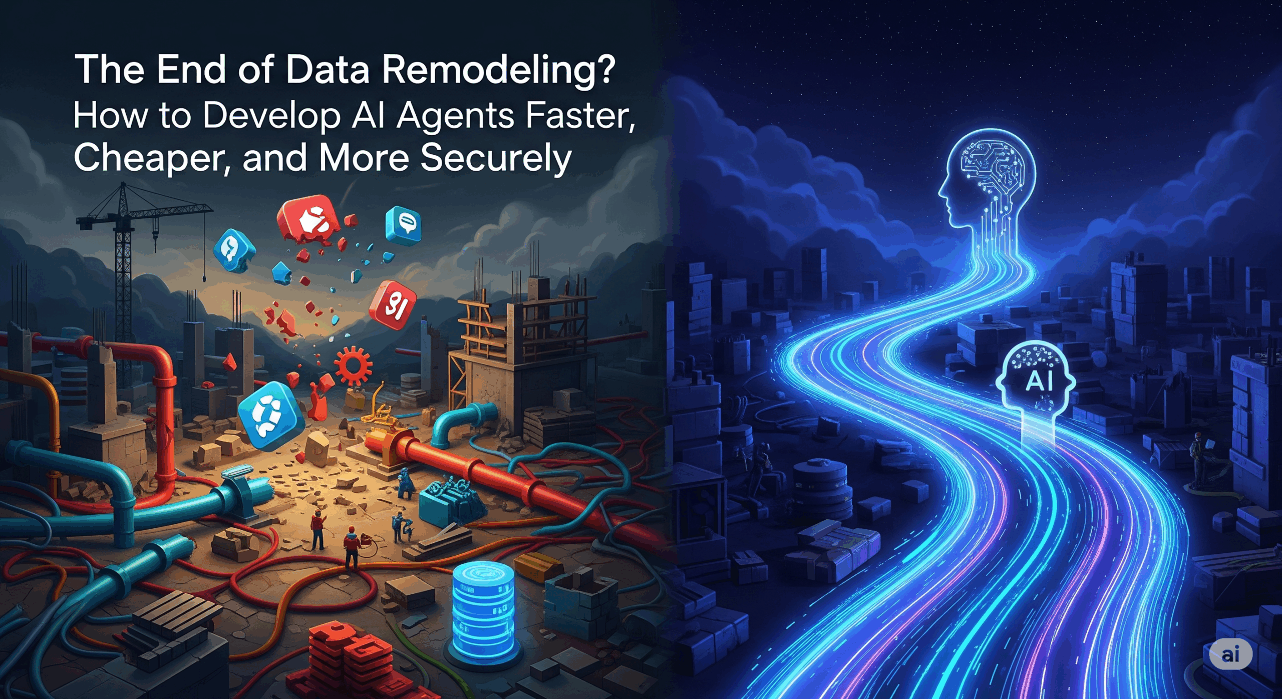 End of data remodeling AI agent development